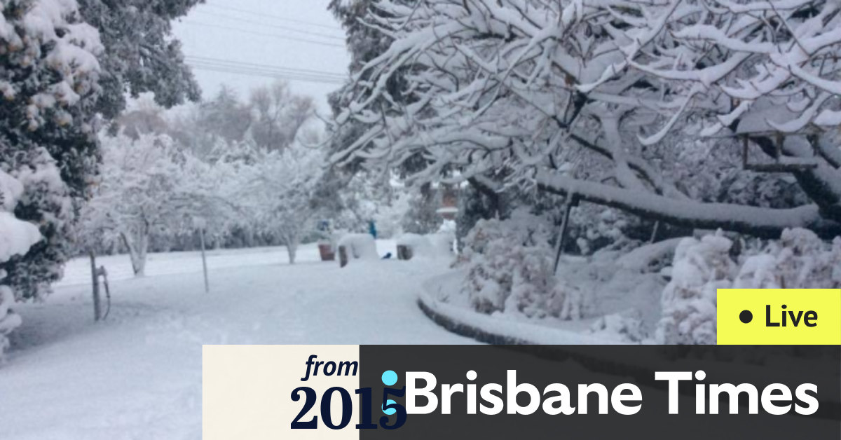 Queensland snow Live coverage
